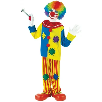 Funny Clown Jester Costumes for Party Cosplay Adults