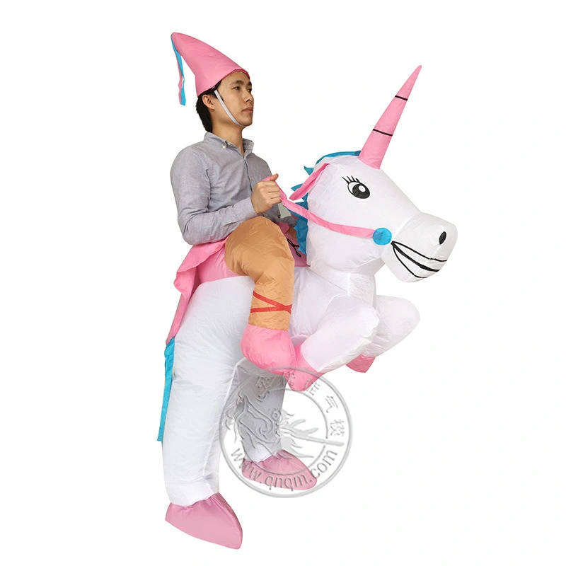 2023 New Inflatable Unicorn Costume Easy Wear Lovely Adult Unicorn Inflatable Costume for Sale