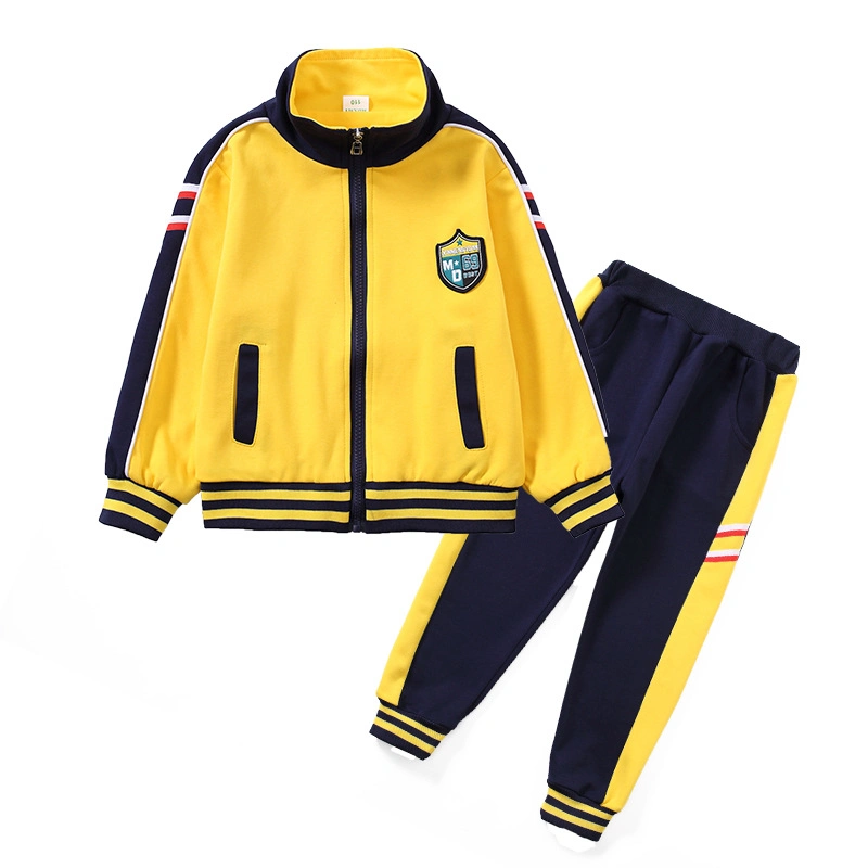 Autumn Winter Kids School Uniforms Sets Boys Girls Jacket Sweatshirt Pants Clothing Sets Children Outdoor Sports Costume